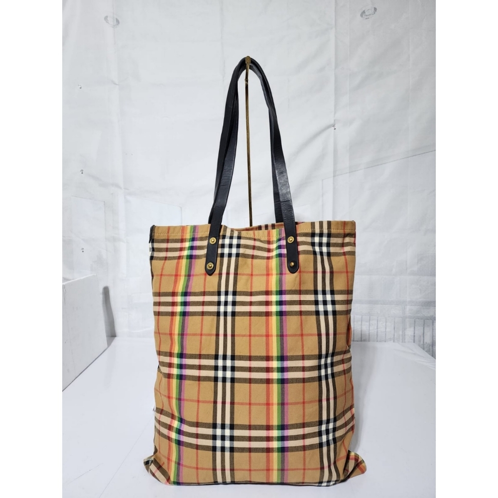 Burberry Nova Check Rainbow Tote Bag - Picture 7 of 14